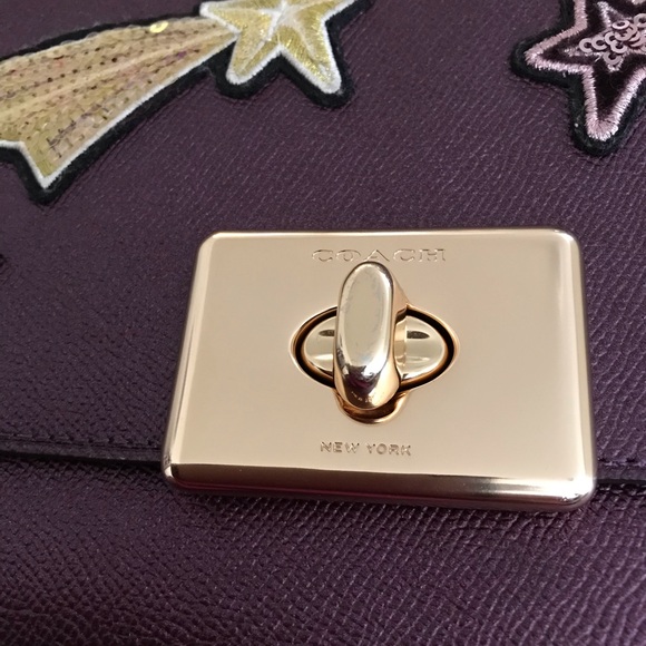 Star Embellished Coach Crossbody (Purple) - Picture 8 of 8